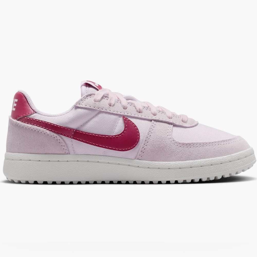 NEW! Nike Little Kids Light violet Sneakers with Magenta Swoosh SIZE 2 - Picture 4 of 11
